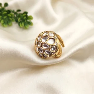 Kundan Statement Cocktail Ring