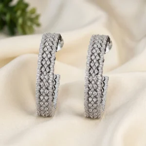 CZ Hoops Earrings