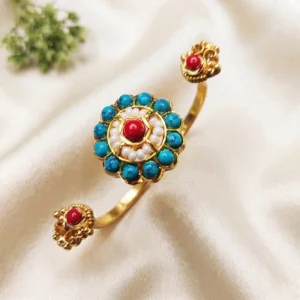 Ethnic Double Finger Rings