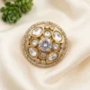 Kundan Round-Shape Ring