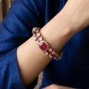 Peacock Kundan Openable Bangle