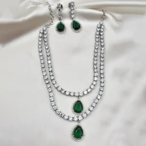 Radiance Double Layer Necklace Set