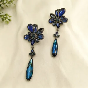Bloom Crystal Drop Earrings