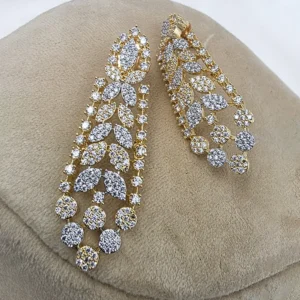 Celestial Sparkle Diamond-Look Necklace Set, Dual-Tone - Image 6