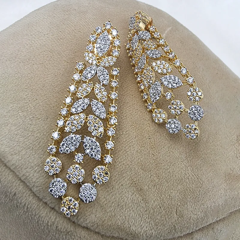 Celestial Sparkle Diamond-Look Necklace Set, Dual-Tone - Image 6