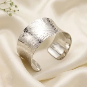 Buy Hammered Broad Bangle
