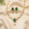 Buy Kundan Pendant Necklace Set