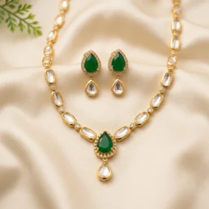 Buy Kundan Pendant Necklace Set