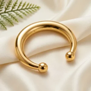 Buy Polished Gold Cuff Online