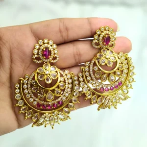 Buy Stone Chandbali Earrings Melbourne