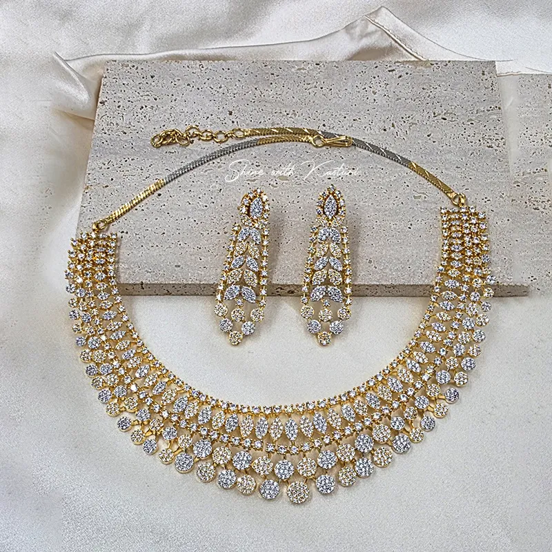 Shop Diamond Look alike Necklace Set