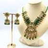 Emerald Beads Long Necklace