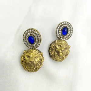 Lion Statement Earrings Set