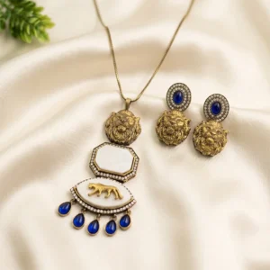 Lion Statement Necklace Set