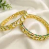 Meenakari Kundan Bangles