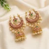 Pearl Statement Jhumka Earrings