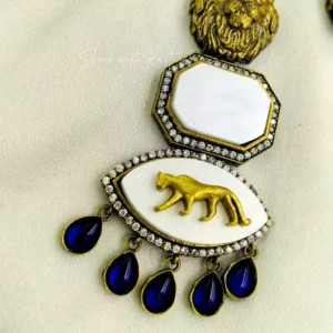 Sabyasachi inspired Pendant Necklace Set - Image 3