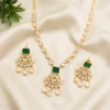Shop Glow Kundan Pendant Necklace Set
