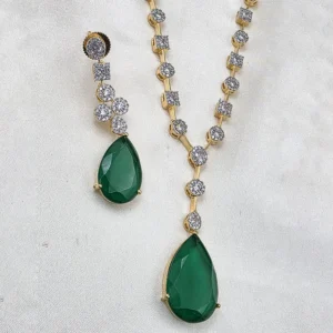 Shop Teardrop CZ Necklace