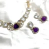 Buy Moissanite Stone Choker Necklace