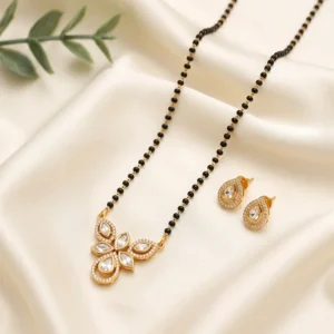 Ethnic Kundan Mangalsutra with Studs