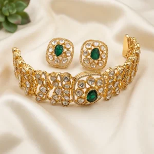 Kundan Choker Necklace Set