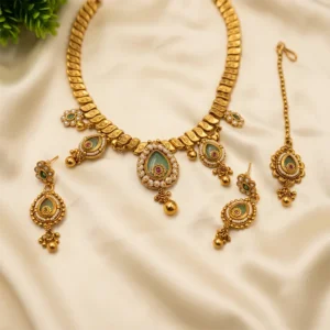 Temple Inspired Heritage Necklace Set