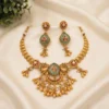 Heritage Mint Floral Temple Necklace Set