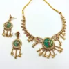 Heritage Peacock Enamel Necklace Set