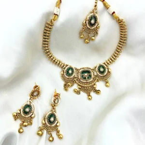 Kundan Heritage Antique Necklace Set