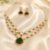 Kundan Teardrop Necklace Online