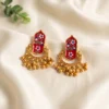 Meenakari Ghungroo Earrings