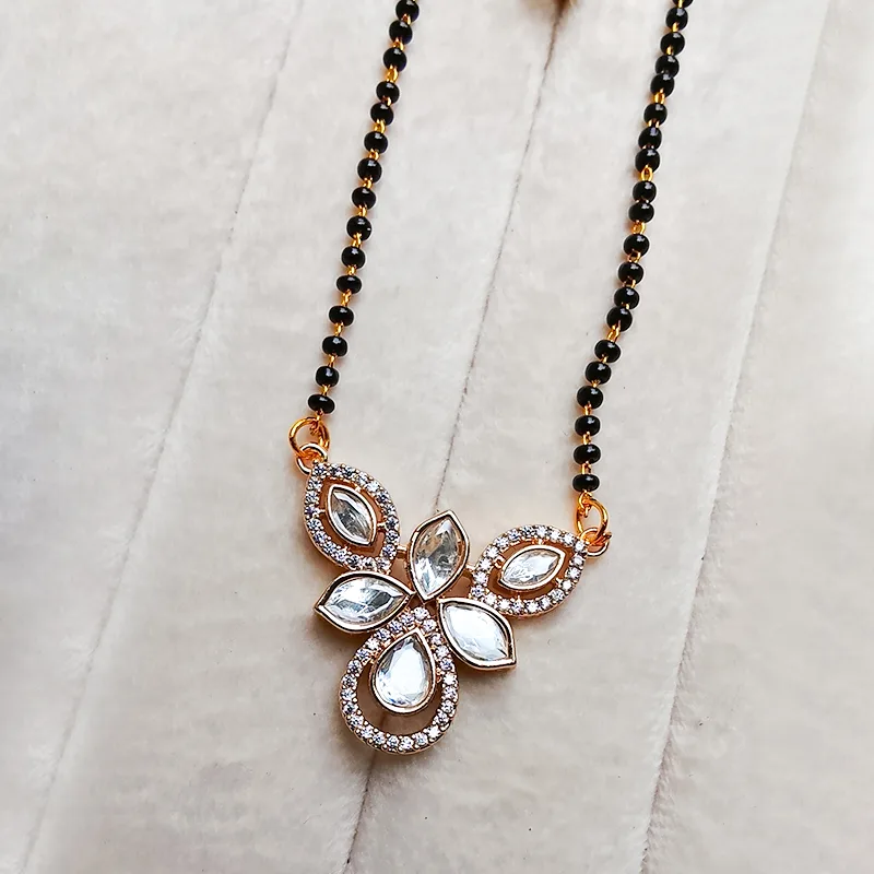 Ethnic Kundan Mangalsutra with Studs - Image 2