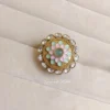 Pastel Kundan Floral Statement Ring