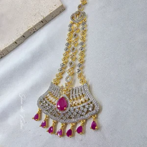 Ruby Stone Studded Passa