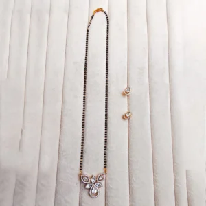 Ethnic Kundan Mangalsutra with Studs - Image 4