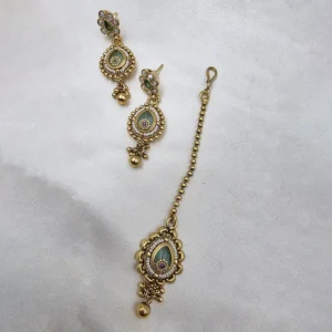 Temple Inspired Heritage Necklace Set - Image 5