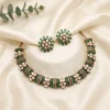 Ria Hasli Choker Necklace Set with Stud Earrings