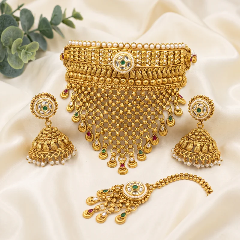 Kundan Jadau Choker Necklace
